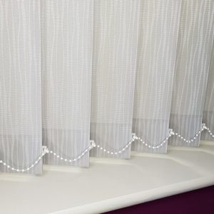 grey vertical blinds